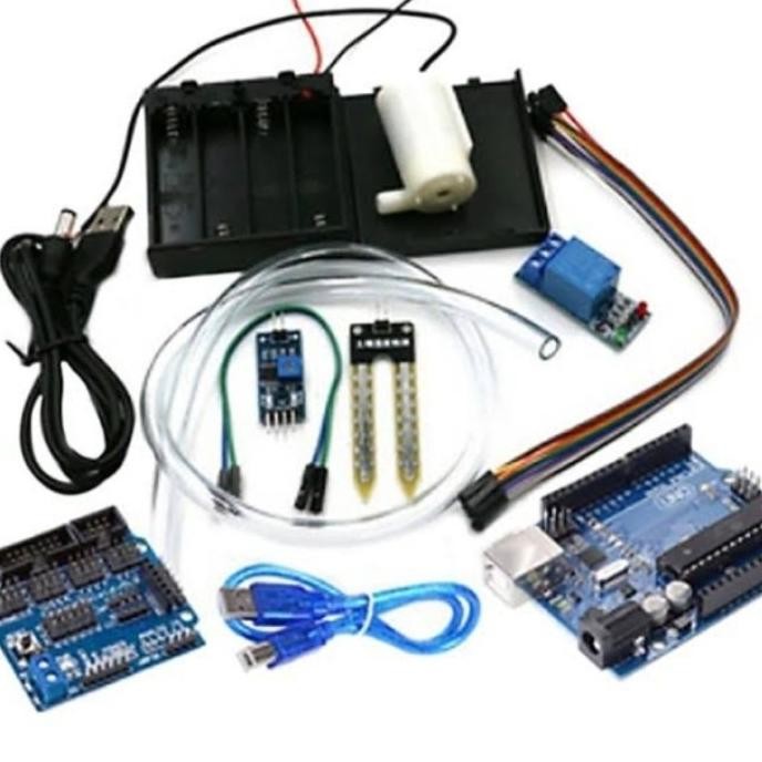 arduino Uno r3 paket kit penyiram tanaman otomatis 2 PAS