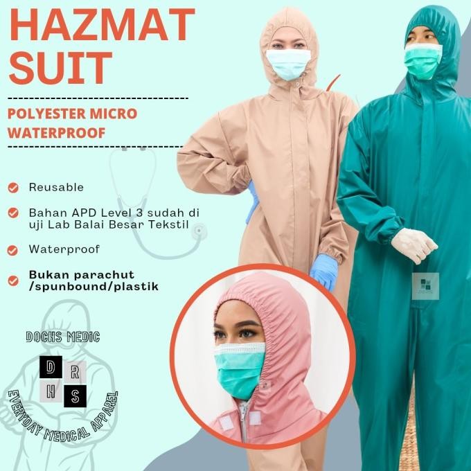 Hazmat Suit / Baju Hazmat / Baju APD / Coverall