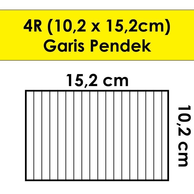 

4R CLEARANCE SALE Lenticular Sheet 75 lpi Tanpa Perekat Lem Ukuran 4R (10,2 x 15,2 cm)