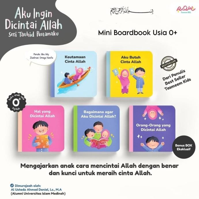 

Boardbook Aku Ingin Dicintai Allah - Seri Tauhid Pertamaku Tasmeemkids