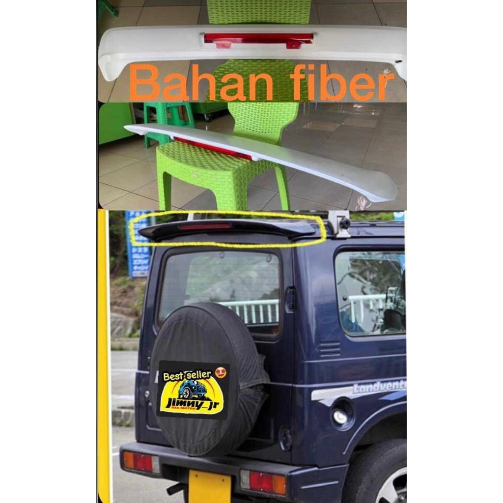 Spoiler Jimny Katana Atap Trepes Diskon