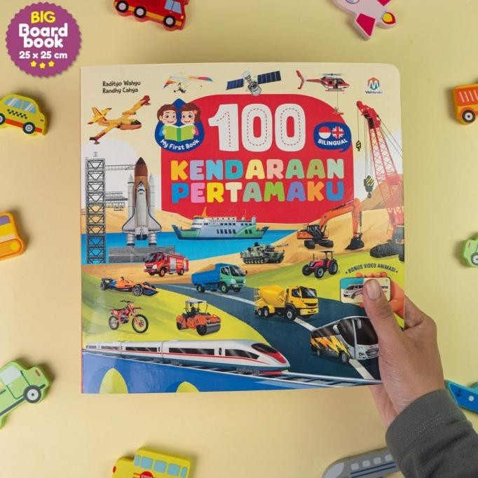 

Boardbook MY FIRST BOOK 100 KENDARAAN PERTAMAKU