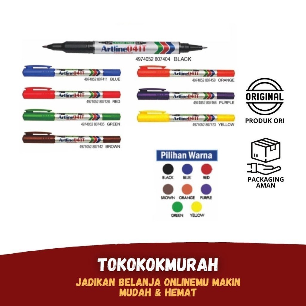 

ARTLINE SPIDOL PERMANENT TWIN MARKER EK-041T