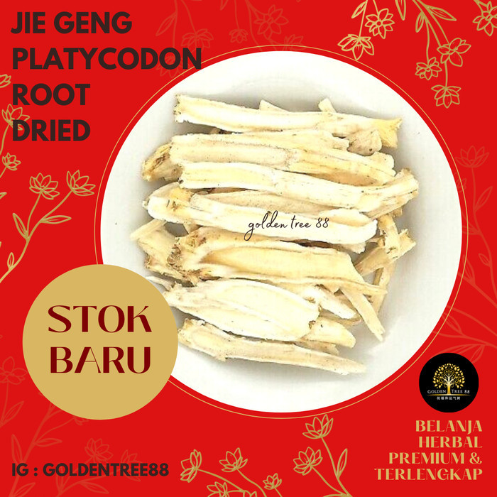 

Legend - 100Gram Jie Geng Ji Geng Platycodon Root Radix Platycodi Herb Original