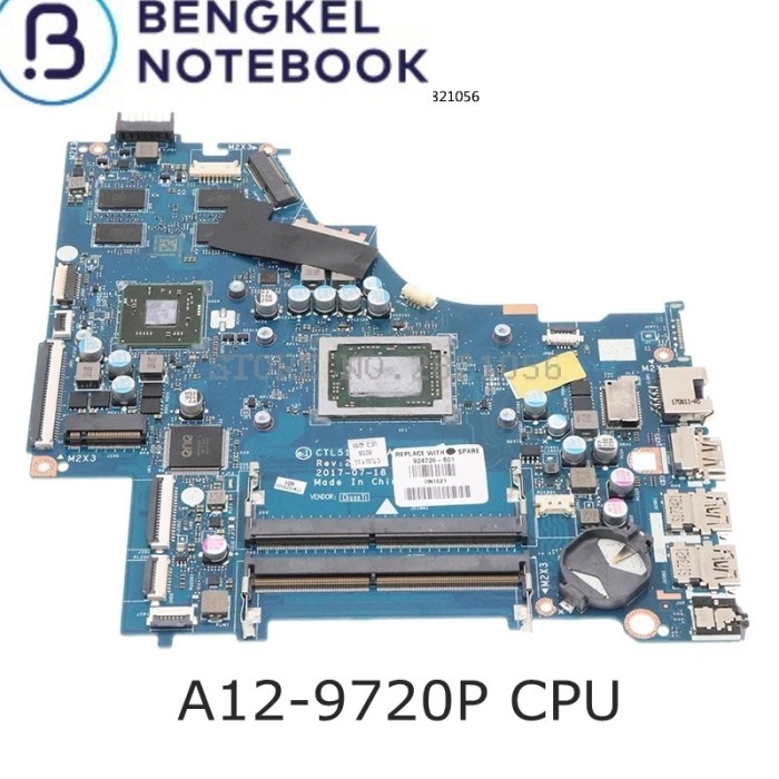 Motherboard HP Pavilion HP 15-BW LA-E841P DDR4 AMD RYZEN5 A12-9720P