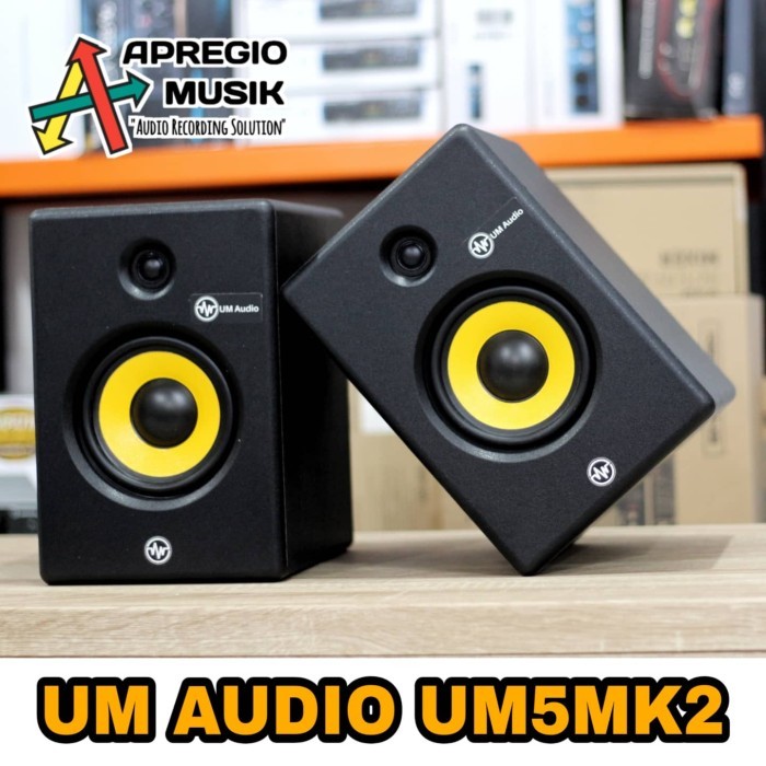 BEBAS ONGKIR - UM Audio UM5 UM5K Generansi Terbaru Speaker Monitor 5 Inch