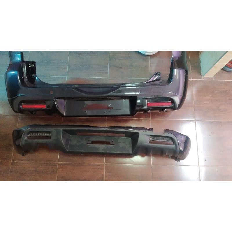 Bumper Belakang+Bodykit Belakang Rush/Terios 2011,2012,2013,2014 Duraflex Material