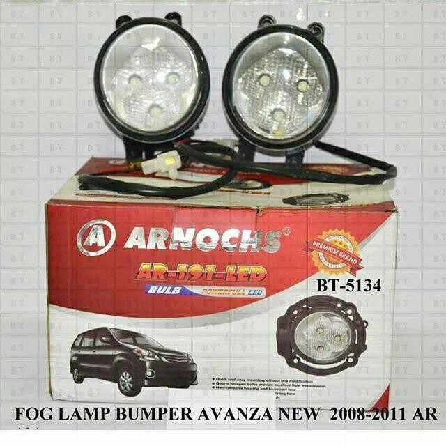 Fog Lamp Bumper Led Toyota Avanza New 2008 - 2012