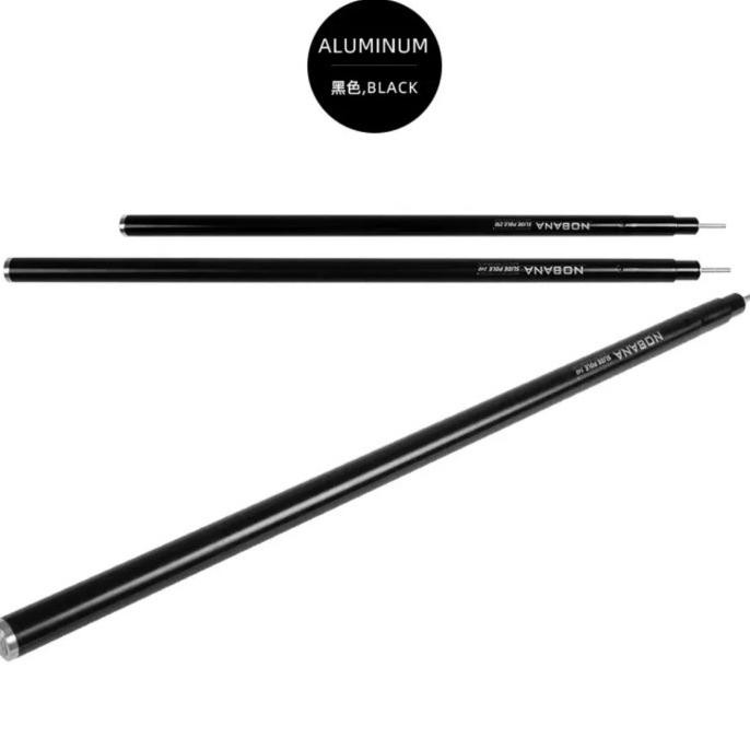 Nobana Flysheet Pole Tiang Teleskopik Slide Tenda 280Cm Camping Outdoor