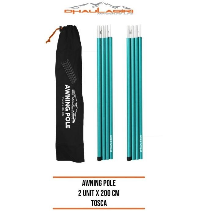 Awning Pole Tiang Flysheet Tenda Dhaulagiri