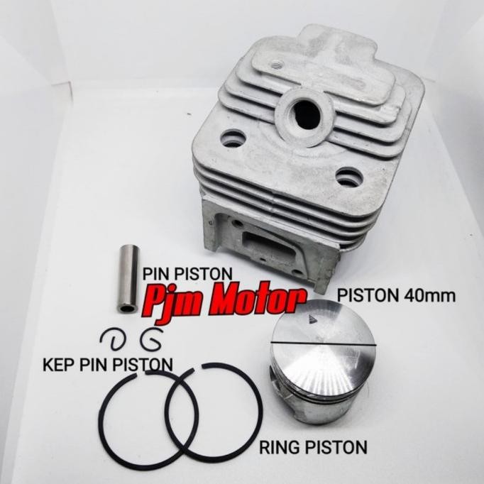 TERBARU - BG430 CG430 CYLINDER BLOK KOMPLIT MESIN POTONG RUMPUT TL43 40MM 43CC