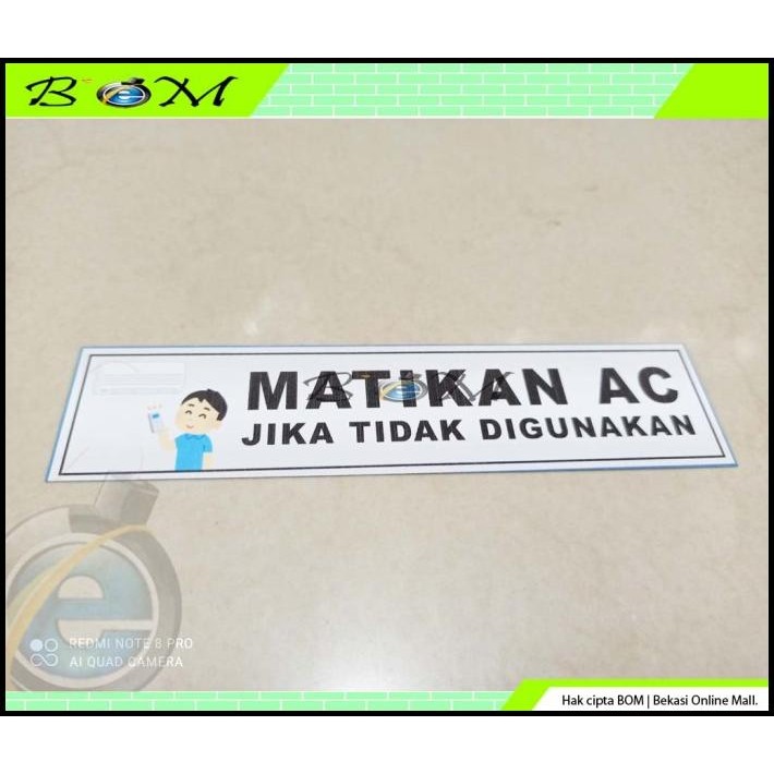 

TERMURAH STIKER STICKER TULISAN LABEL MATIKAN AC JIKA TIDAK DIGUNAKAN !!!!!!