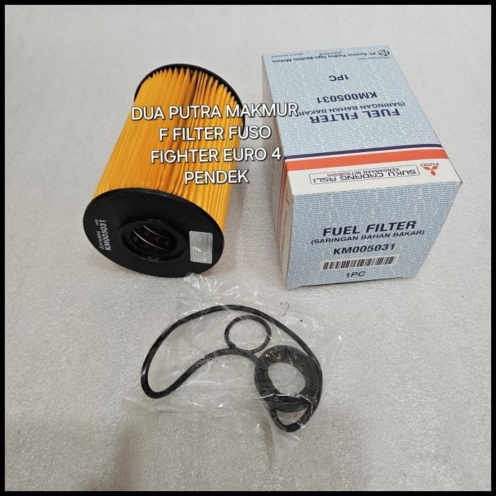 TERMURAH FUEL FILTER FILTER SOLAR FUSO FIGHTER EURO 4 PENDEK KM005031 