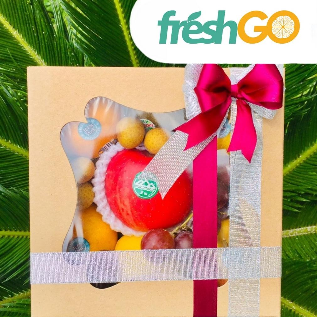 

Freshgo.id Hampers Fruit Box buah segar premium bandung untuk Hampers, Lamaran, Isoman Free Kartu Ucapan
