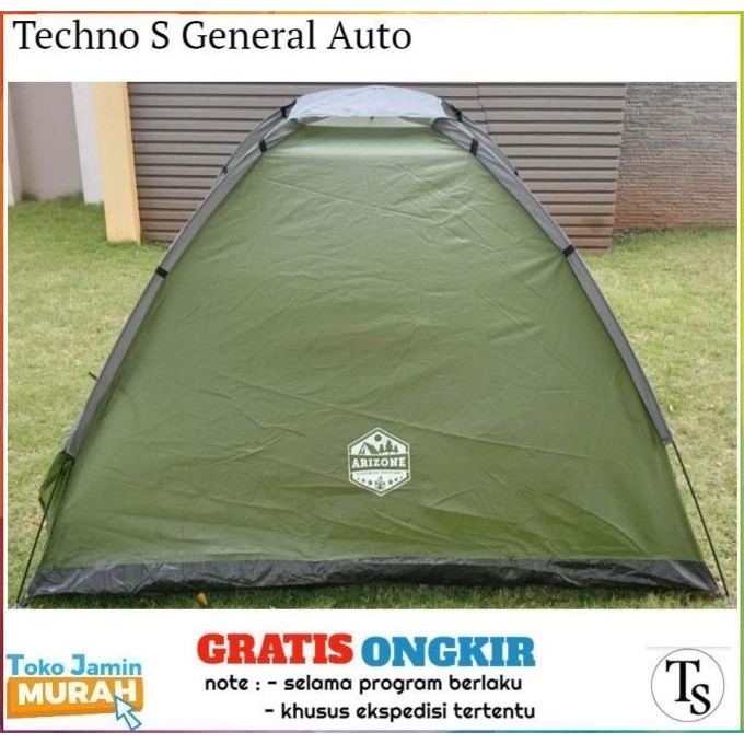 Dome Tenda Camping Lipat Dewasa Waterproof Tenda Kemah Outdoor Arizone