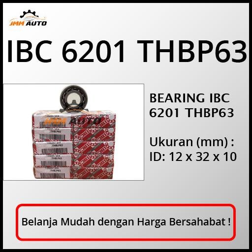 TERBARU BEARING IBC 6201 THBP63 HIGH SPEED BEARING GERMANY ORIGINAL IBC 