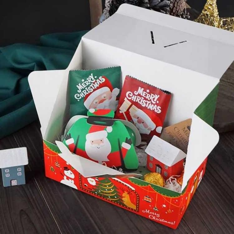 

CR - (5pcs)HOUSE L | Box Kue Natal 2 Toples 350gr /Dus 2 Toples Jar 300ml Christmas TERLARIS