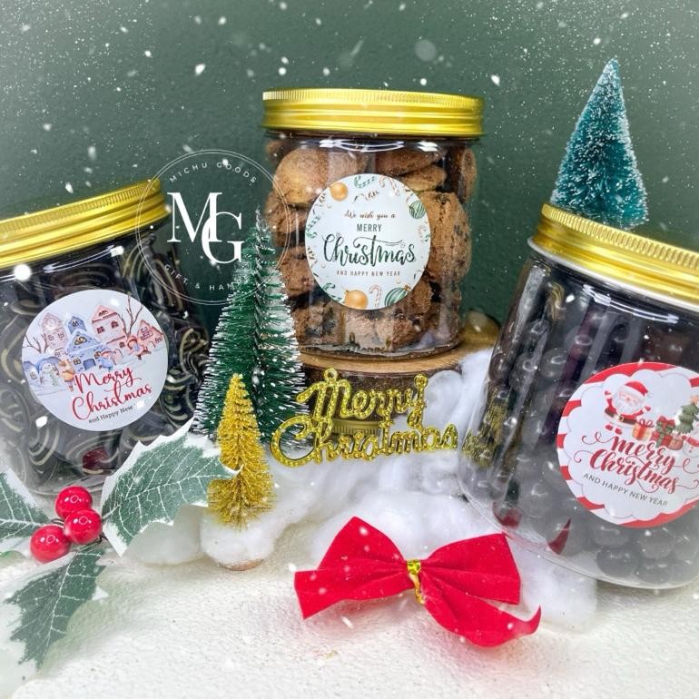 

CR - (Ready Stock) Hampers Natal / Hampers Christmas / Parcel Hari Raya Natal / Hadiah Bingkisan Natal / Xmas / Merry Christmas / Kado Natal isi 3 Jar 600ml TERLARIS