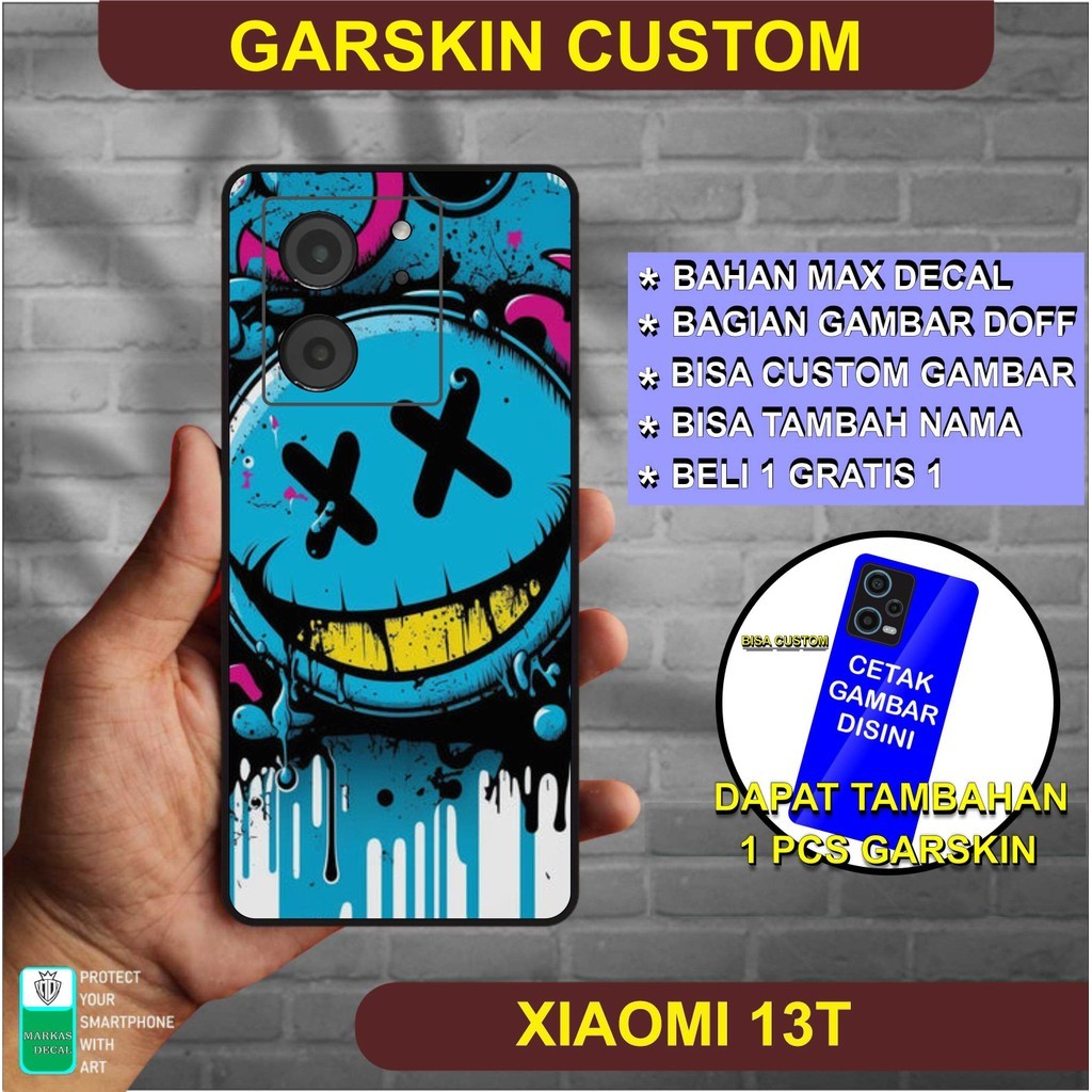 

Antigores Xiaomi Mi 13t Kode 57 2pcs Back Casing/Case Stiker Skin Wrap CUSTOM - Premium Quality