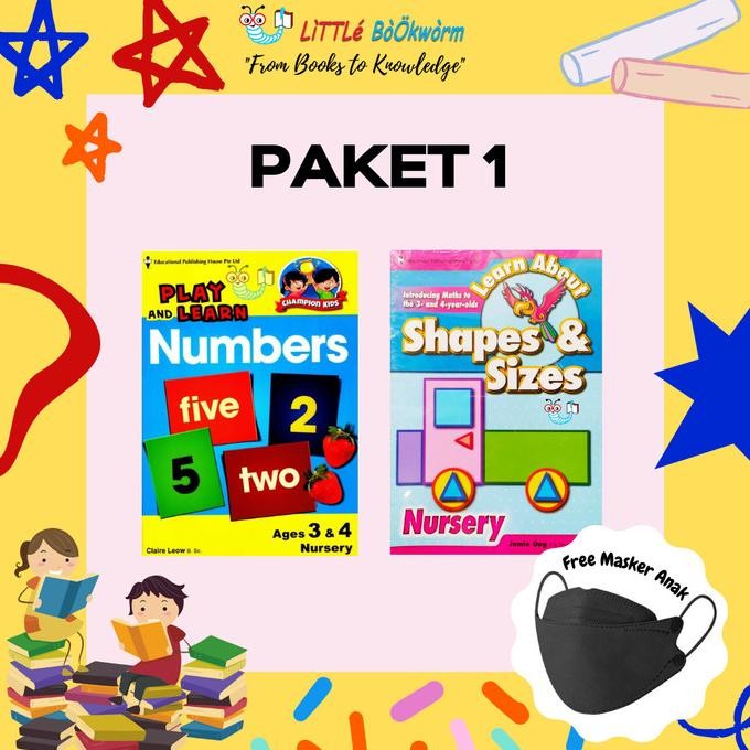 

READY PAKET BUNDLING BUKU AKTIFITAS ANAK TK - FREE MASKER ANAK