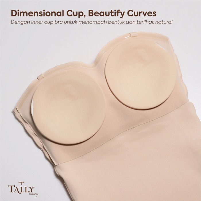 Tally Shapewear Seamless Bodysuit Fat Press Bustier Corset Gecil Perut Stagen Korset Kait Extra Size