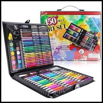 

Pensil Warna Art Set Full Crayon 150 Pcs Anak Alat Seni Lukis Gambar
