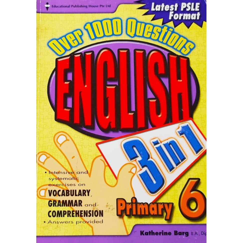 

READY OVER 1000 QUESTIONS ENGLISH 3 IN 1 P6 (LATEST PSLE)