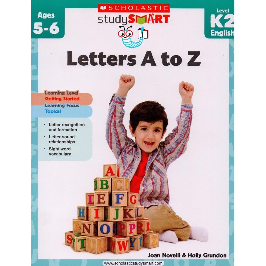 

READY BK IMPOR SCHOLASTIC STUDY SMART LETTER A TO Z K2 ENGLISH