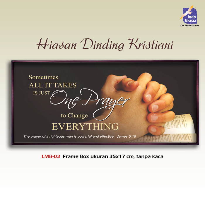 Hiasan Dinding Rohani Kristen LMB-03