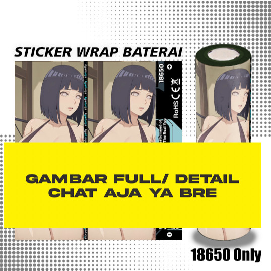 

Storyelly Pelindung Baterai Stiker Wrap 18650 Waifu Naruto Motif Nar16 Casing/Case Stiker Skin Wrap CUSTOM - Premium Quality