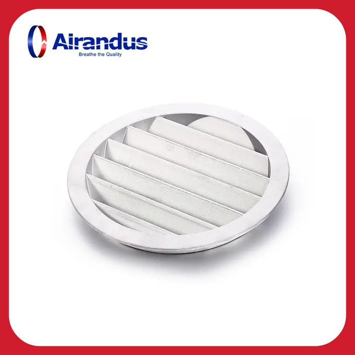 Wall Air Vent Grille Cover Ducting Ventilasi Udara Rumah Alumunium