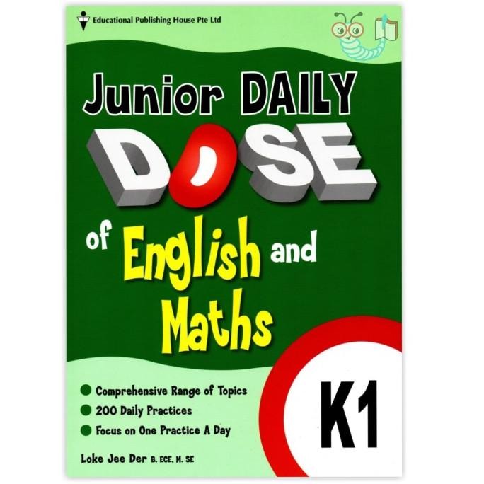

READY JUNIOR DAILY DOSE OF ENGLISH AND MATHS - K1 | BUKU ANAK TK