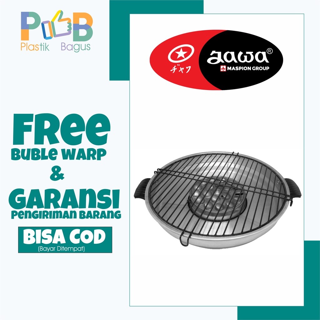 Panggangan bakaran sate barbeque korean fancy grill 36 cm maspion