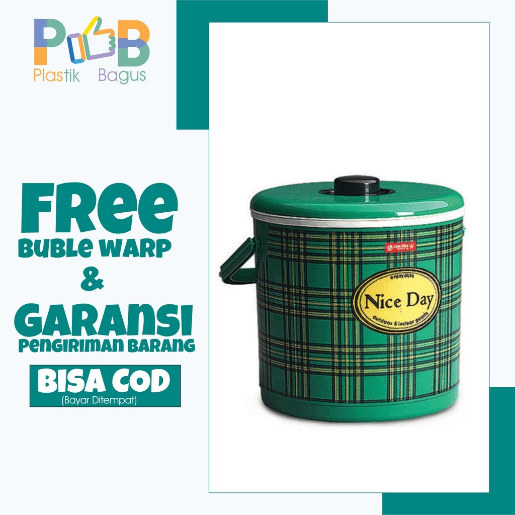 Termos Nasi termos Es termos bulat termos daging termos ikan RICE / ICE BUCKET 10 LITER Lion Star I-