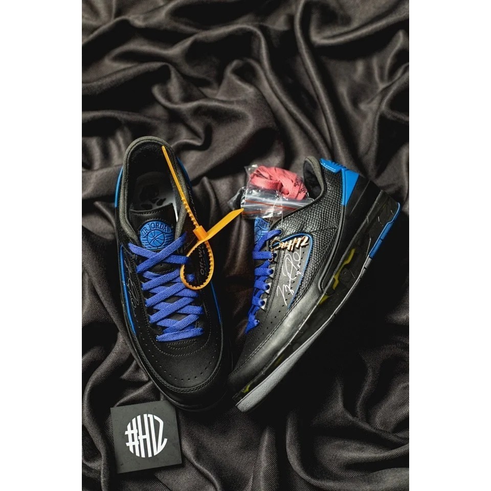 Air Jordan 2 Retro Low SP Off-White Black Blue