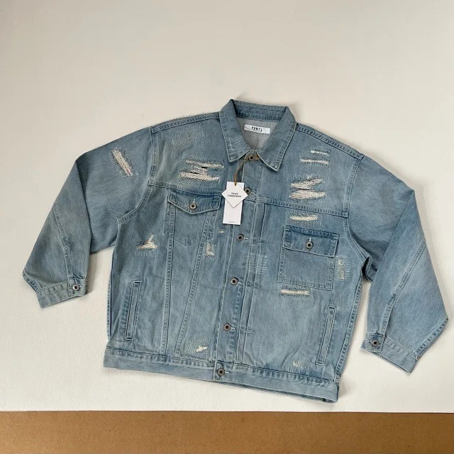 FDMTL - Asymmetrical Denim Jacket