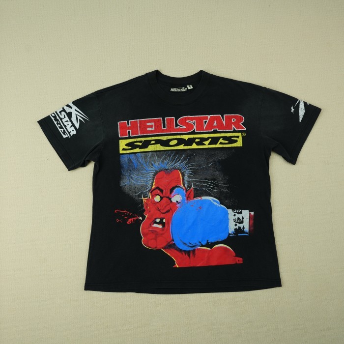 Hellstar Knock-Out T-shirt - Black