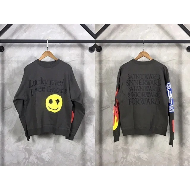 Lucky Me I See Ghost Kid See Ghost CPFM Sweater Dark Green