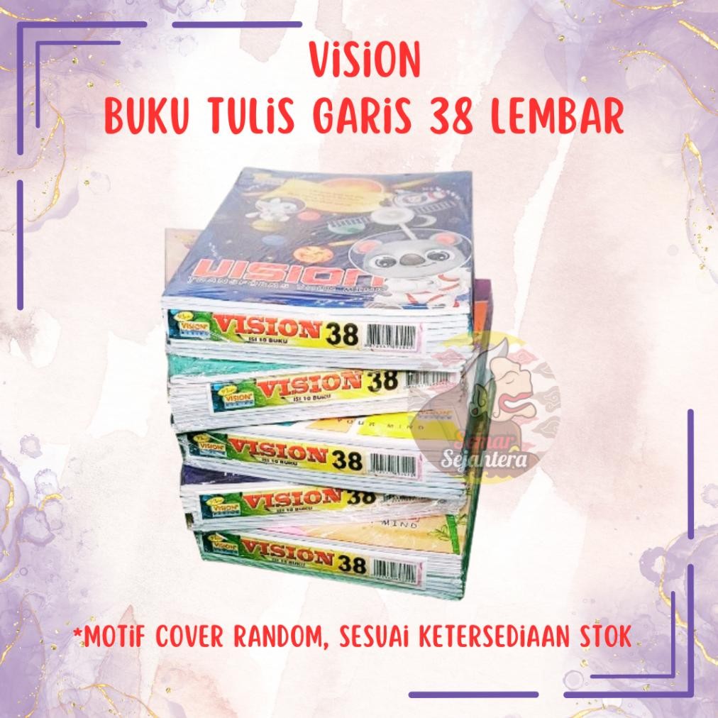 

Viral [Pak] Buku Tulis Vision 38 Lembar (10 Pcs)^