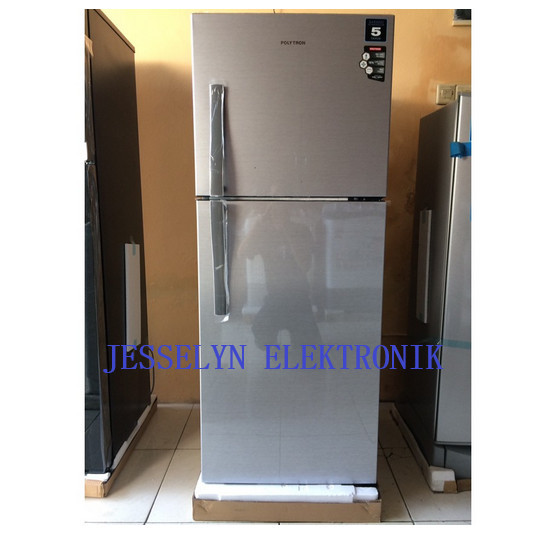 LEMARI ES POLYTRON PRX 212 S KULKAS 2 PINTU 210 LITER