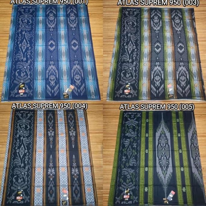 Sarung Atlas Super Premium 950/955 Gold Original Motif Bhs Kualitas Premium