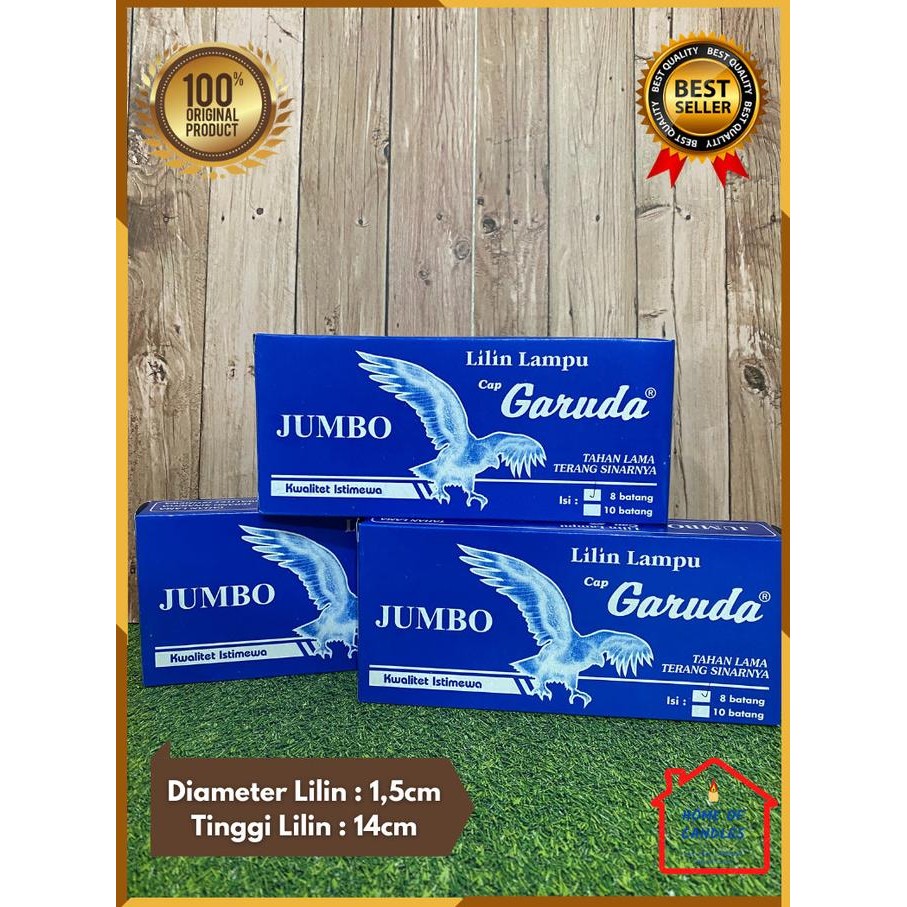 LILIN MATI LAMPU | LILIN PUTIH | LILIN GARUDA JUMBO