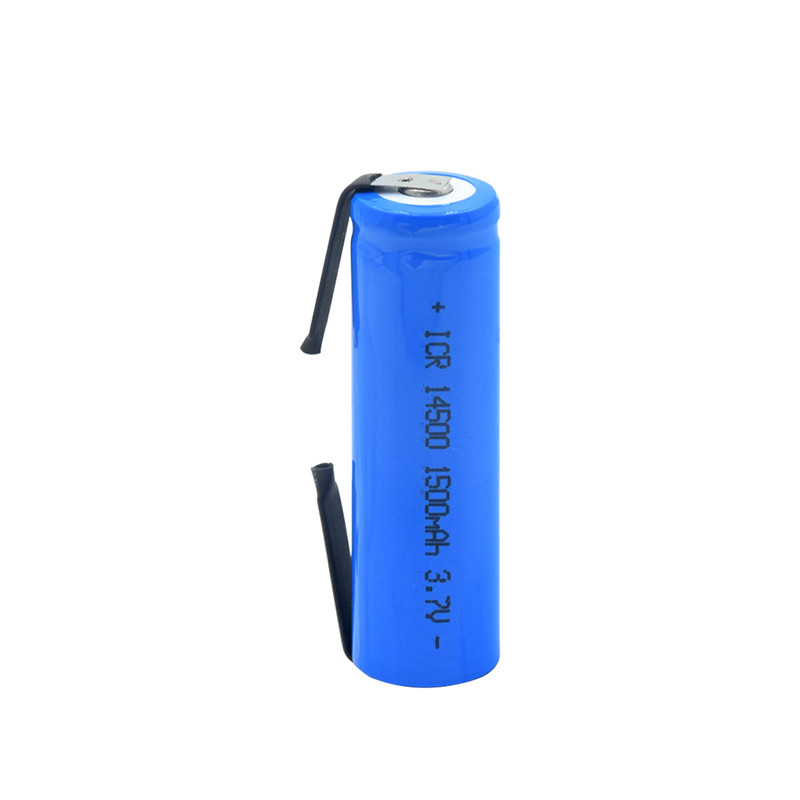 14500 Battery 3.7V 1500mAh ICR14500 AA Recharab Lithium