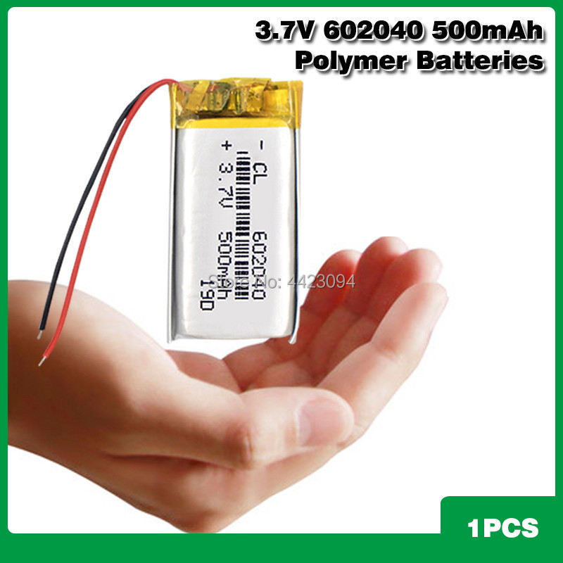 602040 Lithium Li-Po Polymer Recharab Battery 3.7V