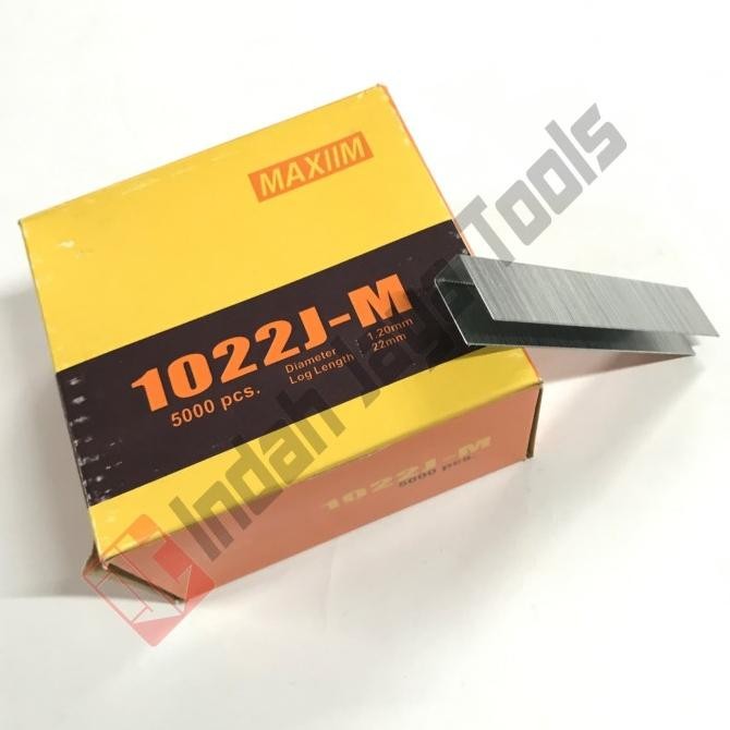 

MAXIIM 1022J 22 mm Isi Paku Tembak Staples - Refill Air Nailer 1022 J