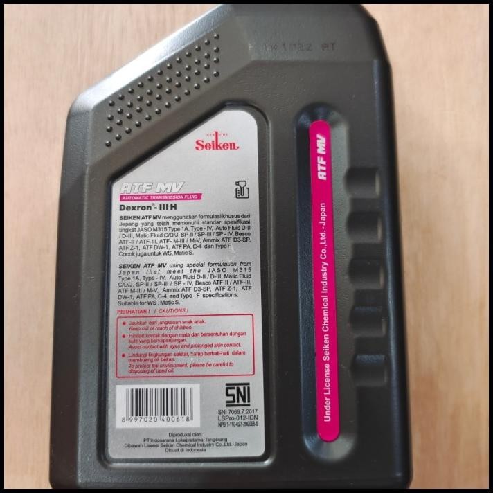 TERMURAH OLI ATF POWER STEERING SEIKEN 1 LITER 