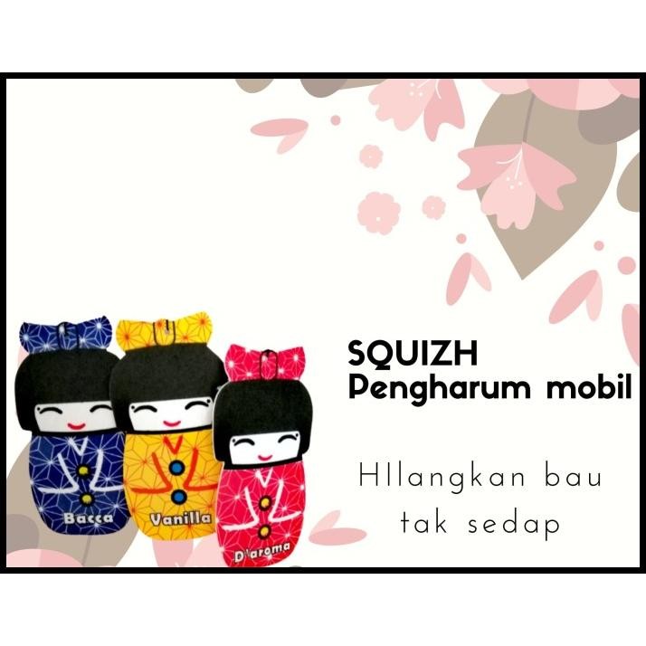 DISKON SQUIZH PARFUM PENGHARUM PEWANGI MOBIL GANTUNG KERTAS 