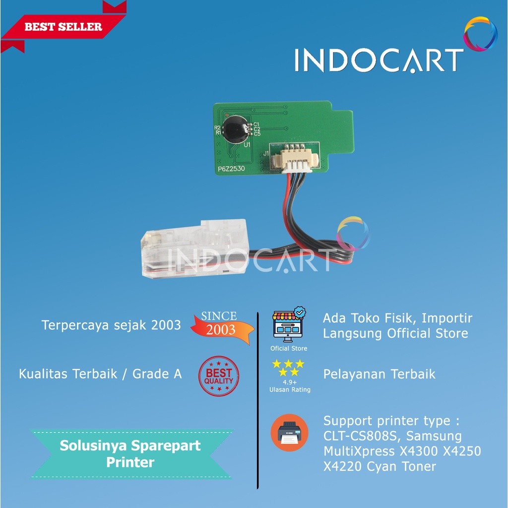 IndoCart Chip CLT-K808S C808S M808S Y808S-Samsung MultiXpress X4300 X4250 X4220
