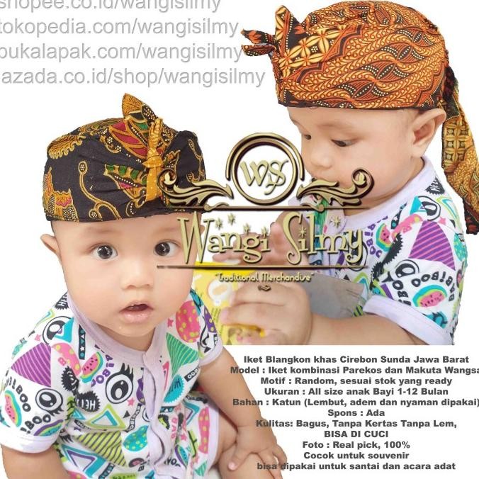 Flash Sale Blangkon Anak Bayi Pakaian Tradisional Adat Sunda BISA COD Iket Sunda