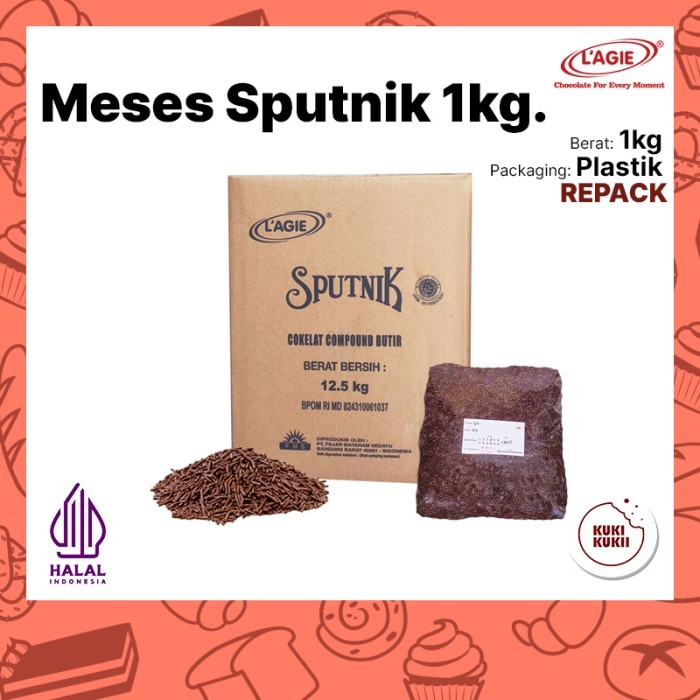 

Coklat Butir Lagie Sputnik 1Kg 1 Kg Meises Meses Ecer Repa